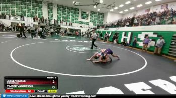 138 lbs Cons. Round 2 - Jessen Basse, Thermopolis vs Timber VanGieson, Lyman