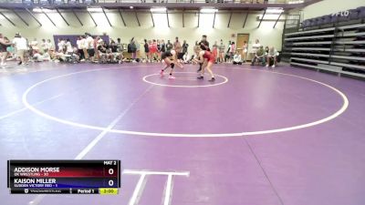 110 lbs Round 2 (10 Team) - Addison Morse, OK Wrestling vs Kaison Miller, Sudden Victory Red