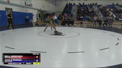 160 lbs Cons. Round 1 - Bella Arredondo, East Los Angeles College vs Natalie Resendiz, Unattached