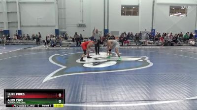 141 lbs Cons. Round 4 - Luke Pires, RIT vs Alex Choi, Roanoke College