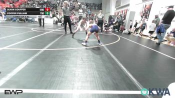 67 lbs Consi Of 8 #2 - Jaxon Couffer, Keystone Kids Wrestling Club vs Cooper PULLIAM, Team Tulsa Wrestling Club