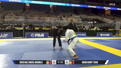 Josiah Henry T Silva vs Diego Gael Garcia Jaramillo 2025 Pan Jiu Jitsu IBJJF Championship
