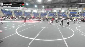 106 lbs Semifinal - Archer Lopez, Black Fox Wrestling Academy vs Ryder Vanek, No Team