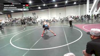 109 lbs Quarterfinal - Makoto Lattin, Unattached vs Aceyn Dominguez, Desert Dogs WC