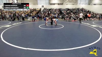 145 lbs Cons. Round 2 - Nathan Warrior, Gowanda Wrestling Club vs Gerald Hitchcock, ROC Wrestling Club