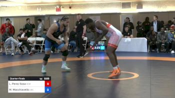 97 kg Quarterfinal - Luis Miguel Perez Sosa, Dom vs Michael Justin Macchiavello, USA