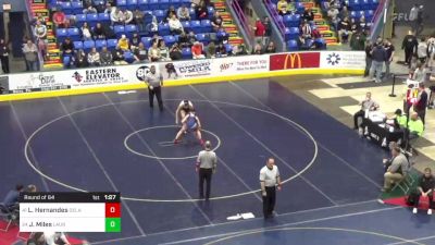 157 lbs Round Of 64 - Loyndon Hernandes, Delaware Valley vs Jack Miles, Laurel