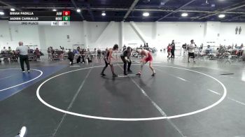 114 lbs 3rd Place - Brian Padilla, JagWay vs Jadien Carballo, Monster Garage