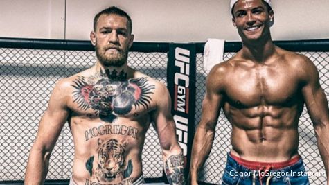 Conor McGregor, Cristiano Ronaldo Face off in Octagon