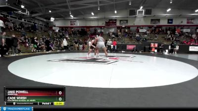 285 lbs Cons. Round 4 - Jake Powell, Wheeling vs Cade Whish, Colorado School Of Mines