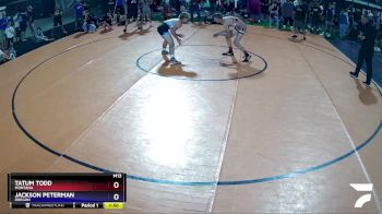 145 lbs Semifinal - Tatum Todd, Montana vs Jackson Peterman, Oregon