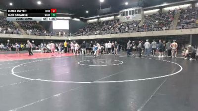 118 lbs Consolation - James Dwyer, Lumberton Township vs Jack Sabatelli, Warwick