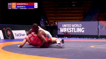 92 kg Round 3 - Nate Jackson, USA vs Andro Margishvili, GEO