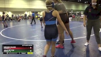 120 lbs Placement Matches (8 Team) - Nevaeh Major, Wyoming vs Graylee Fox, Montana