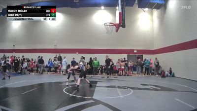 115 lbs Quarterfinal - Mason Bigler, Legacy Elite Wrestling vs Luke Paitl, Summerville Take Down