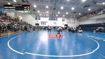 285 lbs Champ. Round 2 - Gene Hershley, Glenrock vs Daniel Hoopes, Sheridan