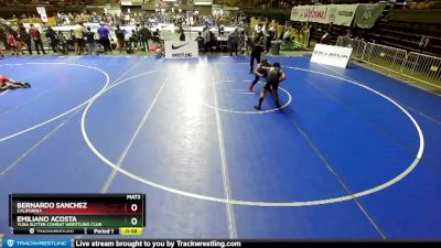 160 lbs Quarterfinal - Emiliano Acosta, Yuba Sutter Combat Wrestling Club vs Bernardo Sanchez, California