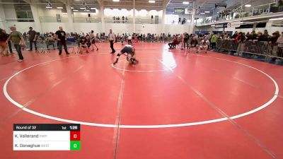 143 lbs Round Of 32 - Kayden Vallerand, Empire WC vs Kieran Donaghue, Westford