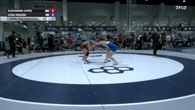 68 kg Cons. Sub-quarters - Alexandra Lopez, Menlo Wrestling Club vs Lydia Krauss, Bearcat Wrestling Club