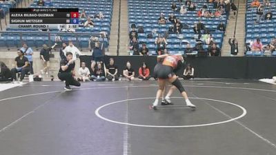 117 lbs Champ. Round 1 - Alexa Bilbao-Guzman, Friends University vs Sigrun Metzger, Ottawa University