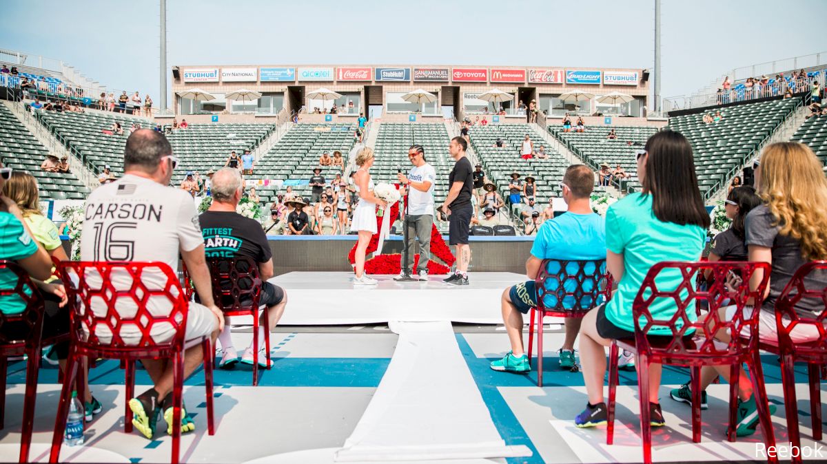 Workouts to Wedding Bells, Couple Marries at Crossfit Games