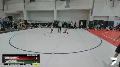 65 lbs Champ. Round 1 - Martin Mejia, Randall Youth Wrestling Club vs Parker Grant, 512 Outlaw Wrestling