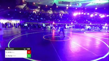 285 lbs Semifinal - Gary Avila, Bullard High School vs Dominic Porter, Porterhouse Wrestling