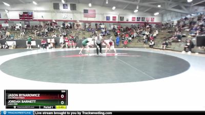 184 lbs Champ. Round 2 - Jason Bynarowicz, Colorado Mesa vs Jordan Barnett, Lake Erie