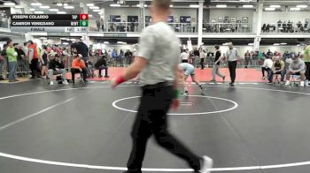 106 lbs Final - Joseph Colardo, Top Flight Wr Ac vs Camron Veneziano, Newtown