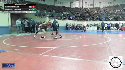 120 lbs Quarterfinal - Hayden Brinlee, Piedmont vs Darrell Compton, Elgin Wrestling