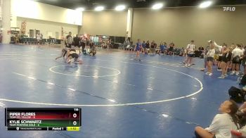 115 lbs Placement (16 Team) - Kylie Schwartz, Team Montana Gold vs Piper Flores, Team STL Yellow