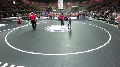 84 lbs Cons. Quarters - Isaiah Cruz, Pounders WC vs Calvin Cortes, Community Youth Center - Concord Campus Wrestling