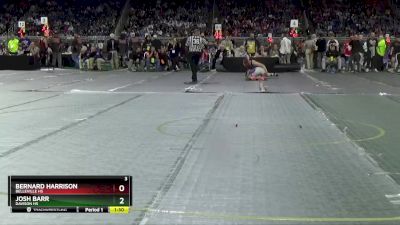 D1-175 lbs Quarterfinal - Josh Barr, Davison HS vs Bernard Harrison, Belleville HS