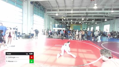 89 lbs Final - Zade Zollinger, Independent vs Tyler Moran, Vacaville WC