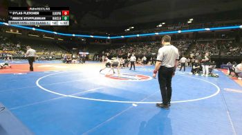 113 Class 1 lbs Quarterfinal - Reece Stufflebean, Marceline vs Sylas Fletcher, El Dorado Springs