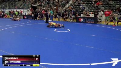 86 lbs Quarterfinal - Tajuan Davis, OK vs Ben Howenstein, SD