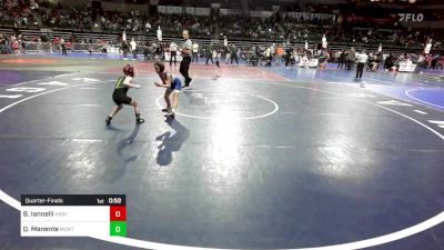 60 lbs Quarterfinal - Briana Iannelli, Highland vs Quinn Manente, Montgomery