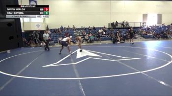 133 lbs Cons. Round 2 - Dustin Merlos, Cal Poly Humbolt vs Noah Koyama, Menlo College