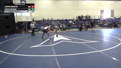 133 lbs Cons. Round 2 - Dustin Merlos, Cal Poly Humbolt vs Noah Koyama, Menlo College