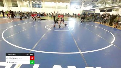 77 lbs Consi Of 8 #1 - Liam McKenney, ME Trappers WC vs Joel House, Smitty's Barn