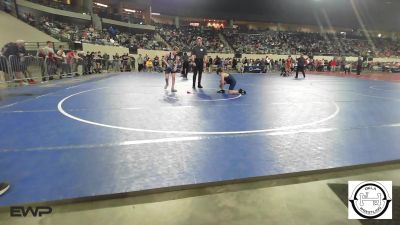 88 lbs Consi Of 16 #1 - Frankie Robertson, Hennessey Takedown Club vs Gabriel Keith, Cascia Hall