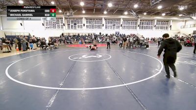 157 lbs Consi Of 4 - Joseph Fukuyama, Conard vs Michael Gabriel, New Canaan