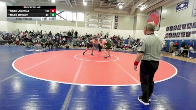 285 lbs Semifinal - Geza Labancz, Fryeburg Academy vs Riley Bryant, Mt. View