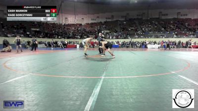 200 lbs Consi Of 16 #2 - Cash Mannon, Broken Arrow vs Kage Gorczynski, Salina