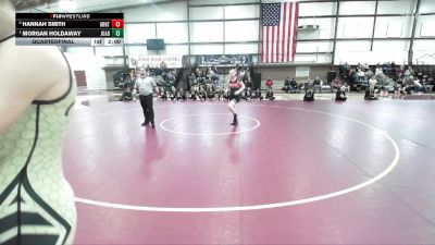 155 lbs Quarterfinal - Morgan Holdaway, Juab vs Hannah Smith, Grantsville