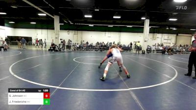 120 lbs Consi Of 64 #2 - Garrett Johnson, WV vs Joel Friederichs, MN