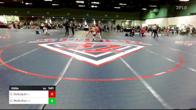 106 lbs Consi Of 32 #1 - Chase Dubuque, NJ vs Cooper McArthur, GA