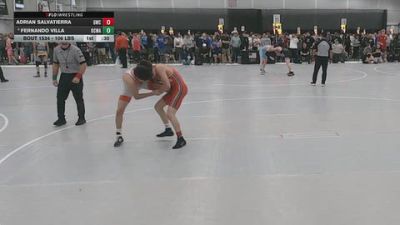106 lbs Cons. Quarters - Adrian Salvatierra, Grindhouse Wrestling Club vs Fernando Villa, DCWA