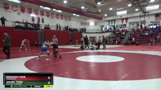 Donavan Cook 126 lbs Quarterfinal - Xavier Thein, Wahlert, Dubuque vs Donavan Cook ...