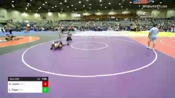 200 lbs Semifinal - Darrell Leslie, Toppenish vs Leimana Fager, Corner Canyon Chargers
